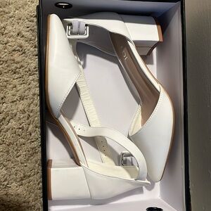 White block heels